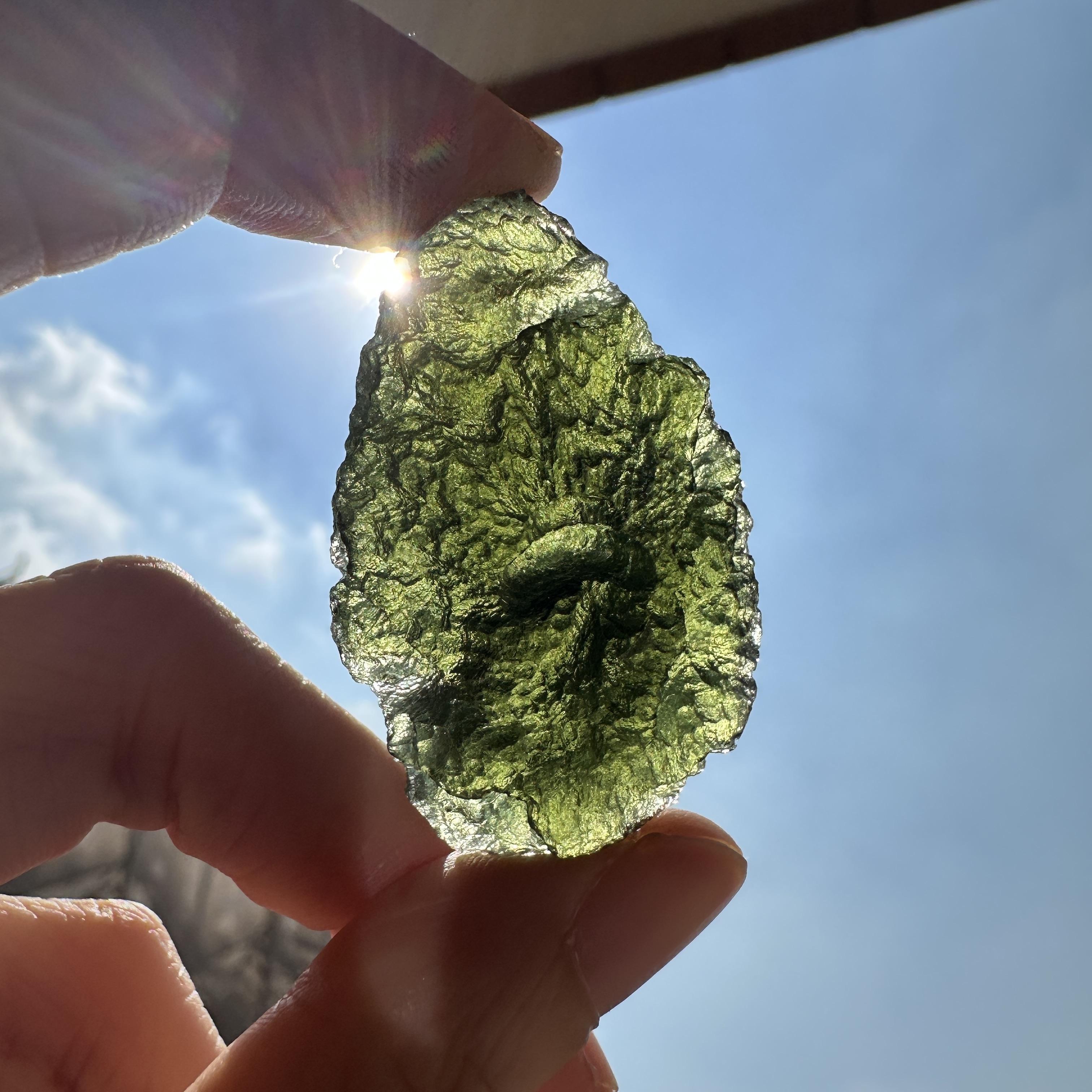 [B215] [捷克隕石 產地直銷] 18.65g 招財、避邪、好運到 100%保證真品