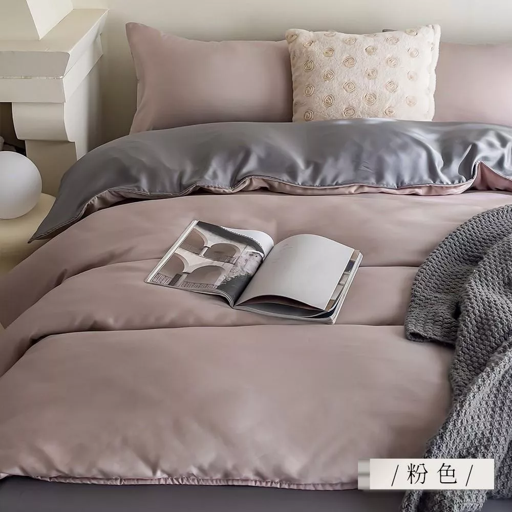 100支雙配色四件組(粉色/白色/藍色/深灰/淺灰)