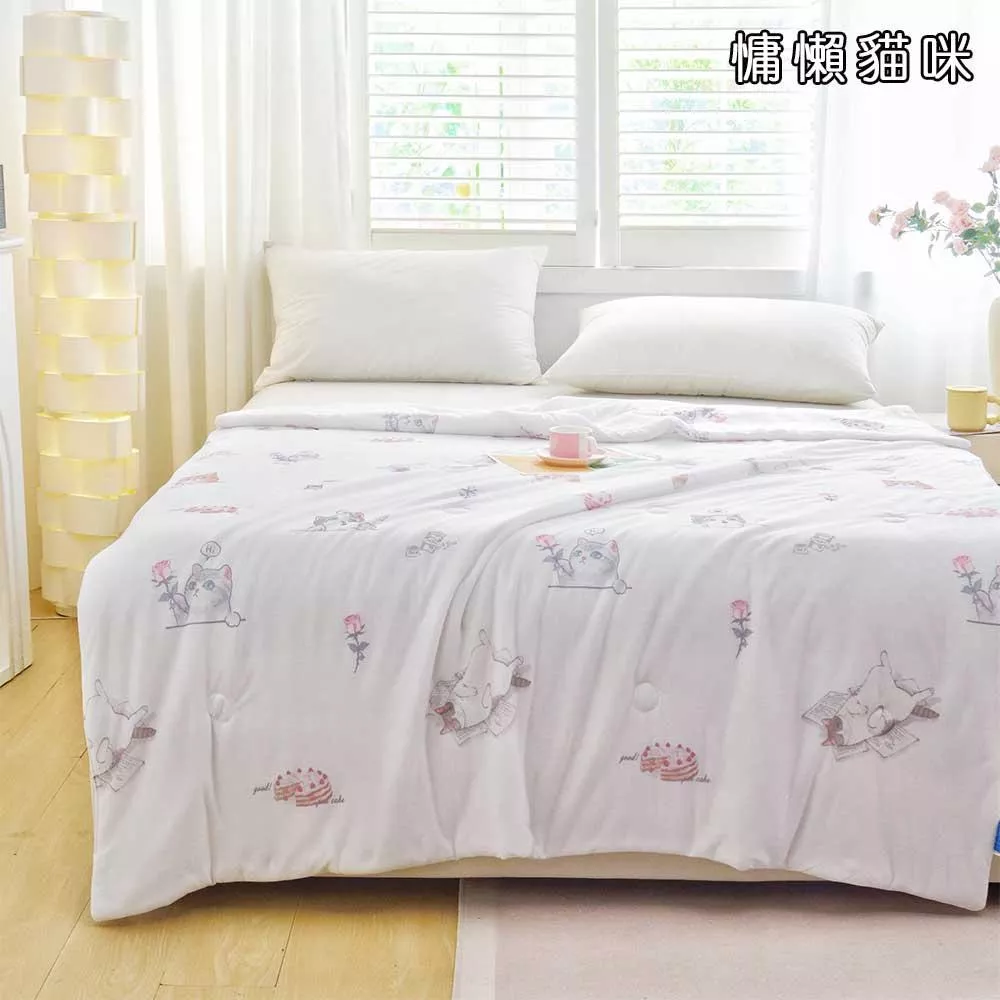 冰冰被-慵懶貓咪