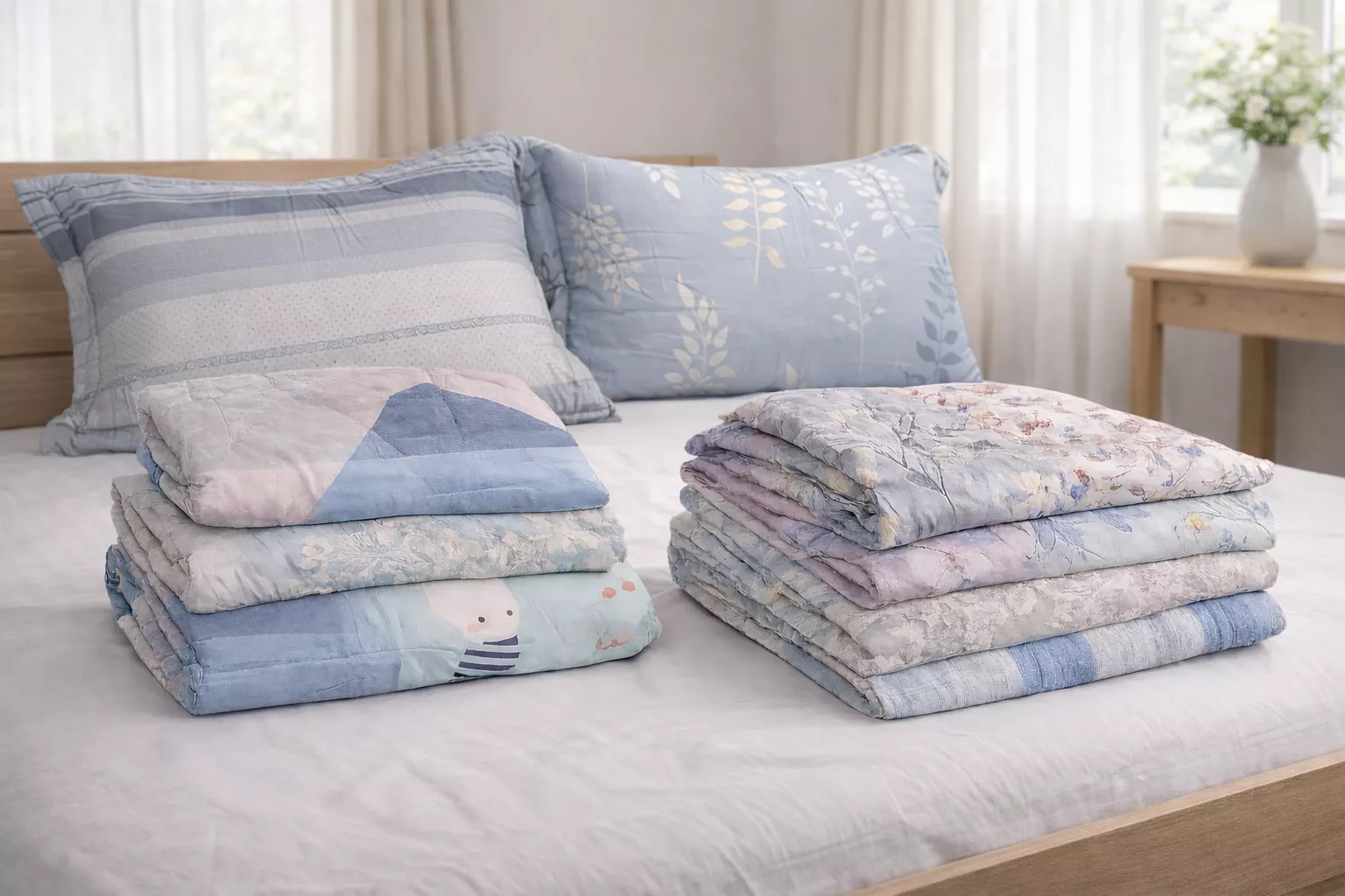 50%天絲鋪棉枕套(隨機花色)