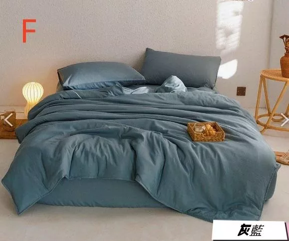 50%天絲三件組-灰藍