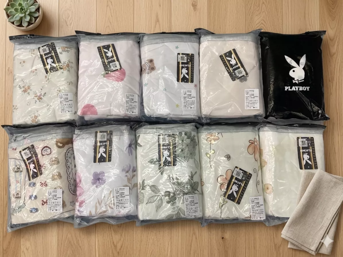 針織涼感鋪棉枕套