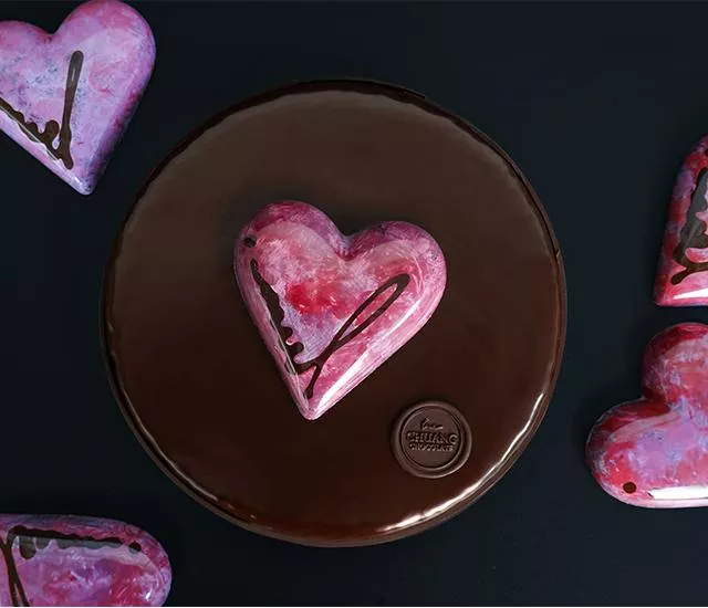 【數量有限】 薩赫蛋糕-玫瑰覆盆子 7吋【僅限來店自取】