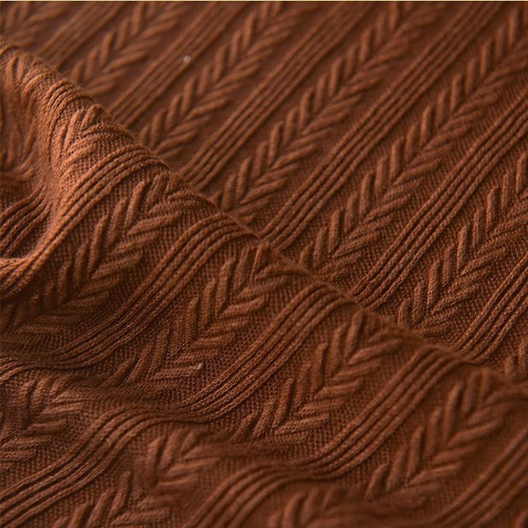 法式方領蝙蝠袖針織上衣 T10 #茉紡工作坊