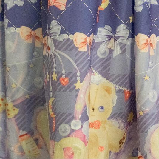 『happy party』 半身裙 lolita 蘿莉塔 印花裙 SK  #茉紡工作坊