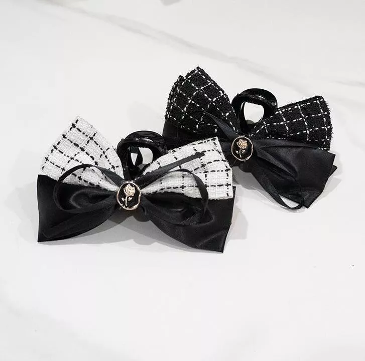 法式小香風鯊魚夾 快入綁髮神器 #茉紡工作坊