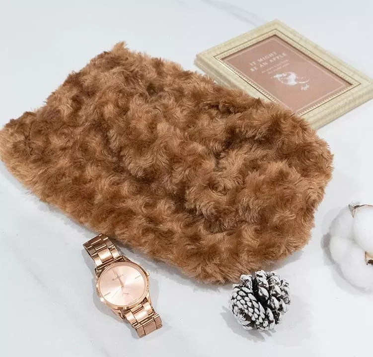 柔軟保暖玫瑰毛圍脖 保暖 #茉紡工作坊