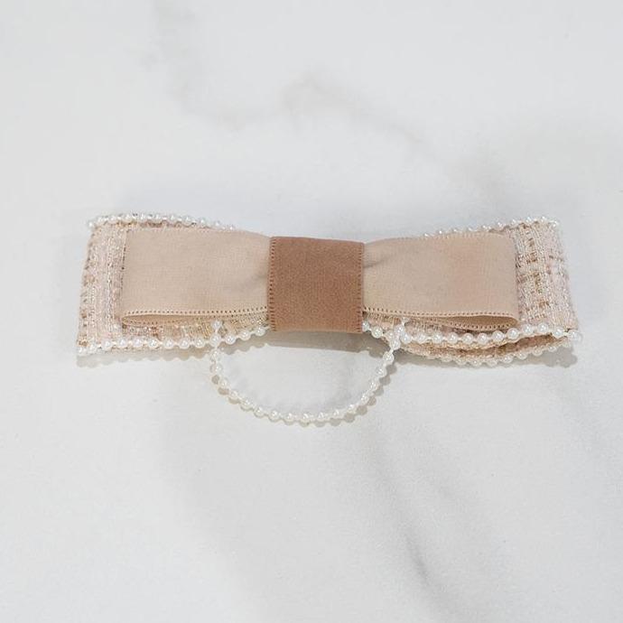 「短絨珍珠奶茶」 手作髮夾小香風 手作商品 手作髮飾 #茉紡工作坊