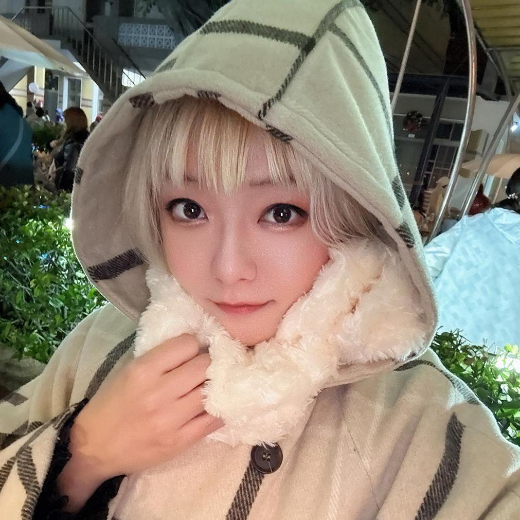 柔軟保暖玫瑰毛圍脖 保暖 #茉紡工作坊