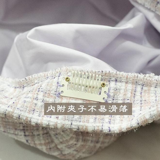 「經典黑金」 小香風 手工貝蕾帽 貝雷帽