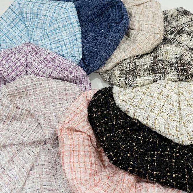 「水藍」小香風 手工貝蕾帽 貝雷帽