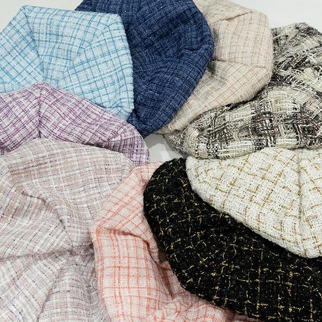 「粉橙」小香風 手工貝蕾帽 貝雷帽