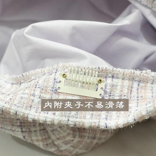 「香草紫」小香風 手工貝蕾帽 貝雷帽
