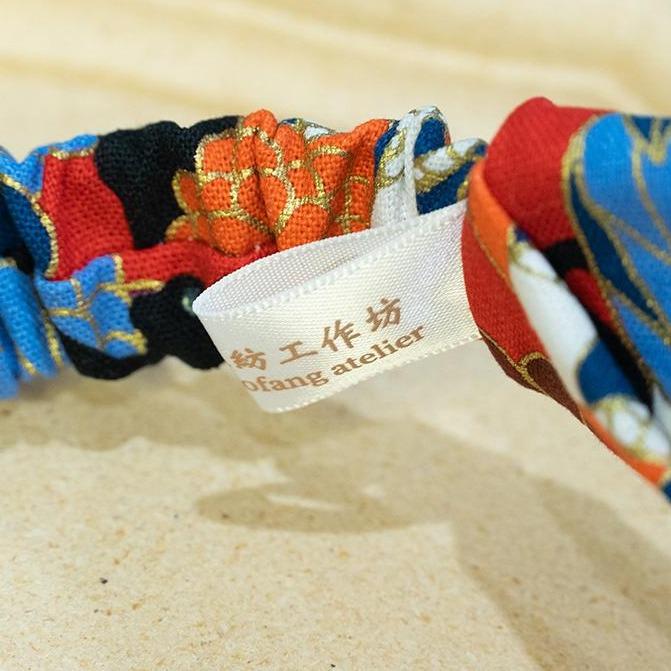 「穿梭黑貓」手工髮帶  #茉紡工作坊