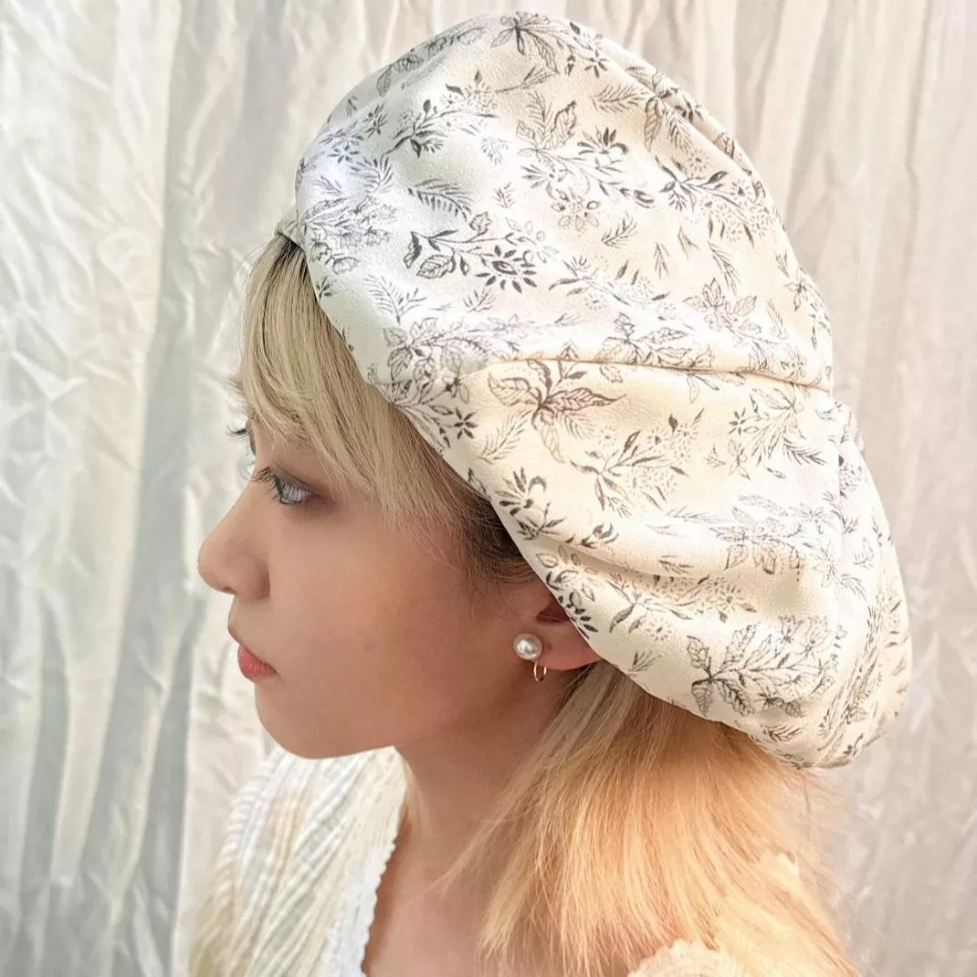 「復古碎花貝蕾帽」(限量布料已絕版)  手工貝蕾帽 貝雷帽