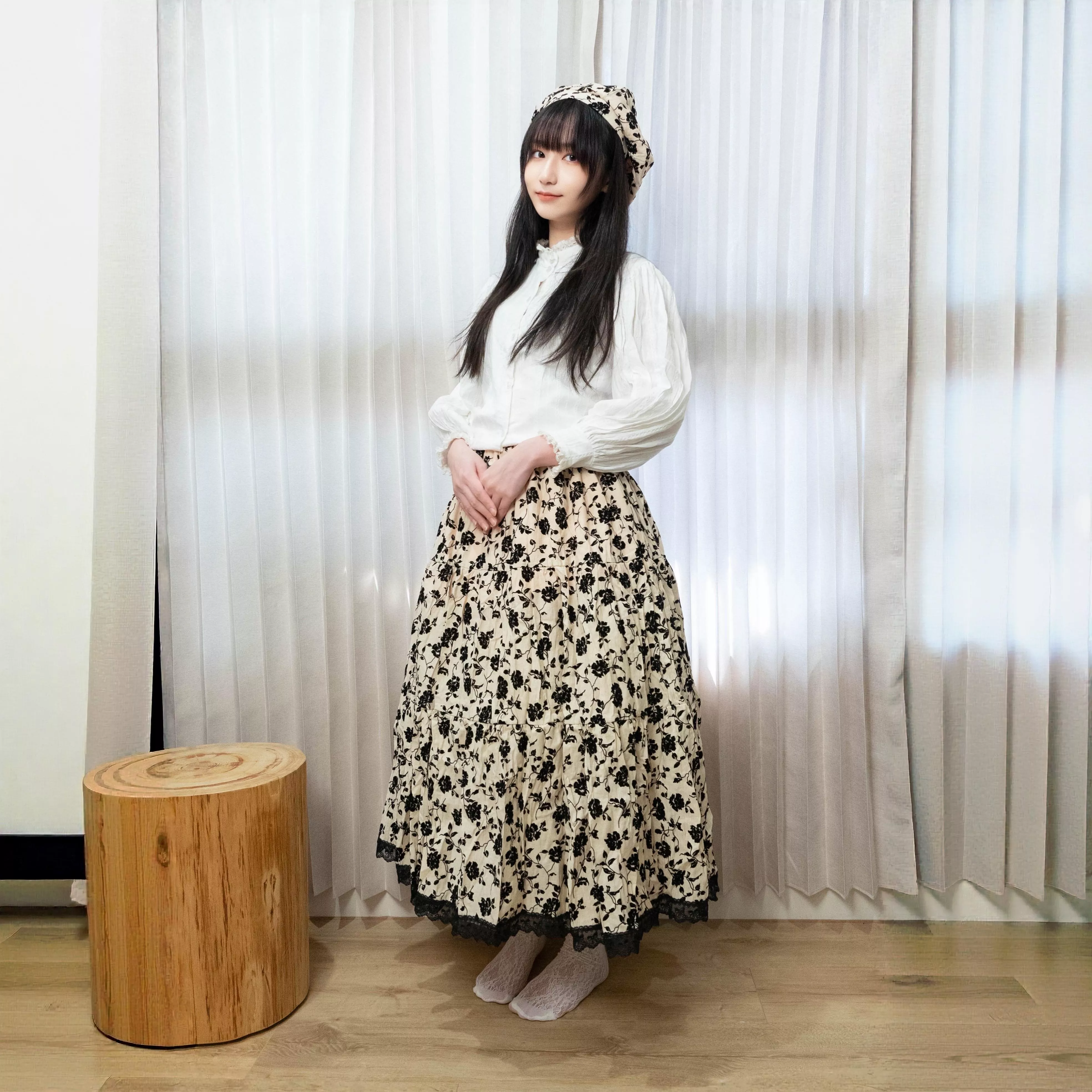 【茉式套裝・緞影花園組】