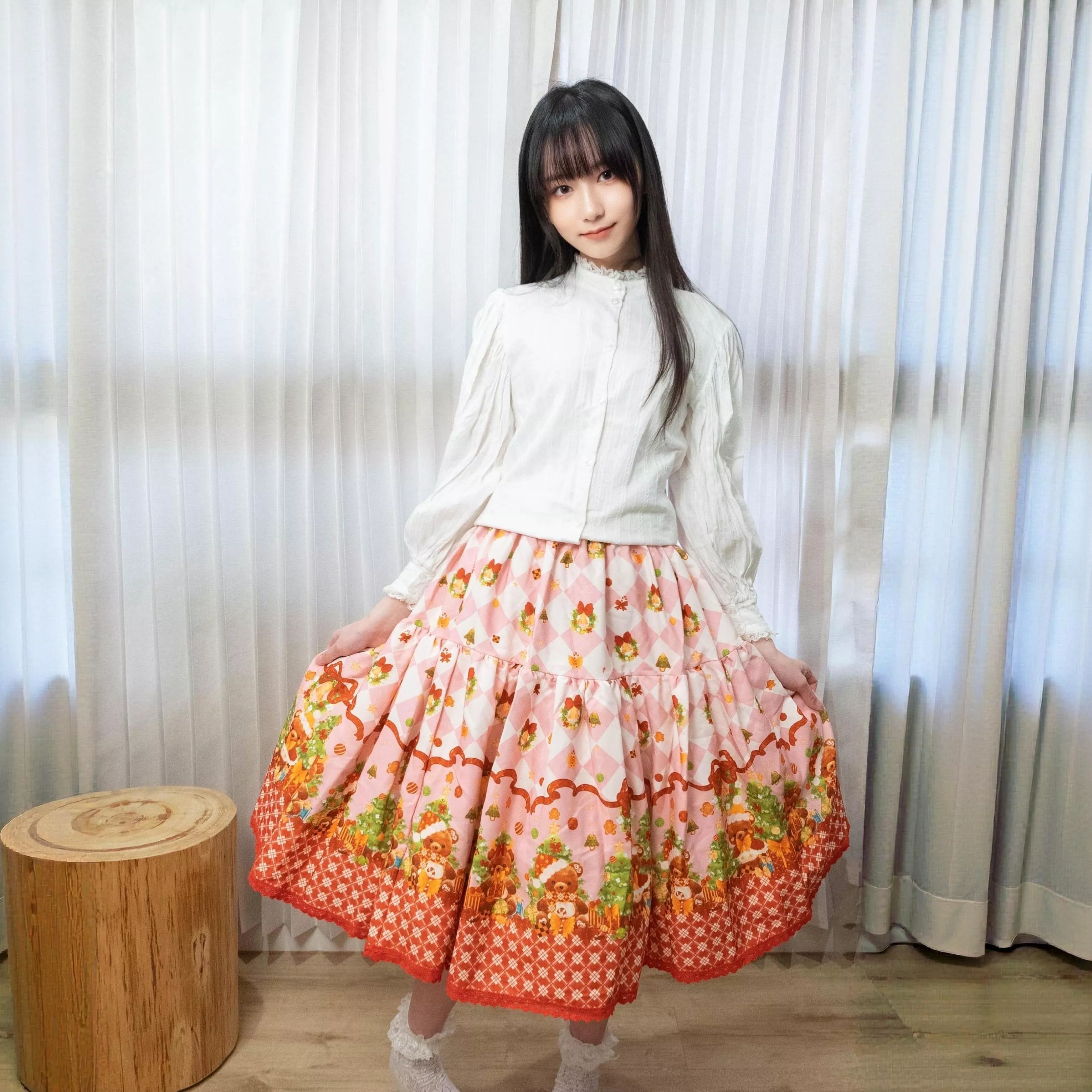 聖誕泰迪-粉｜茉紡 手作SK