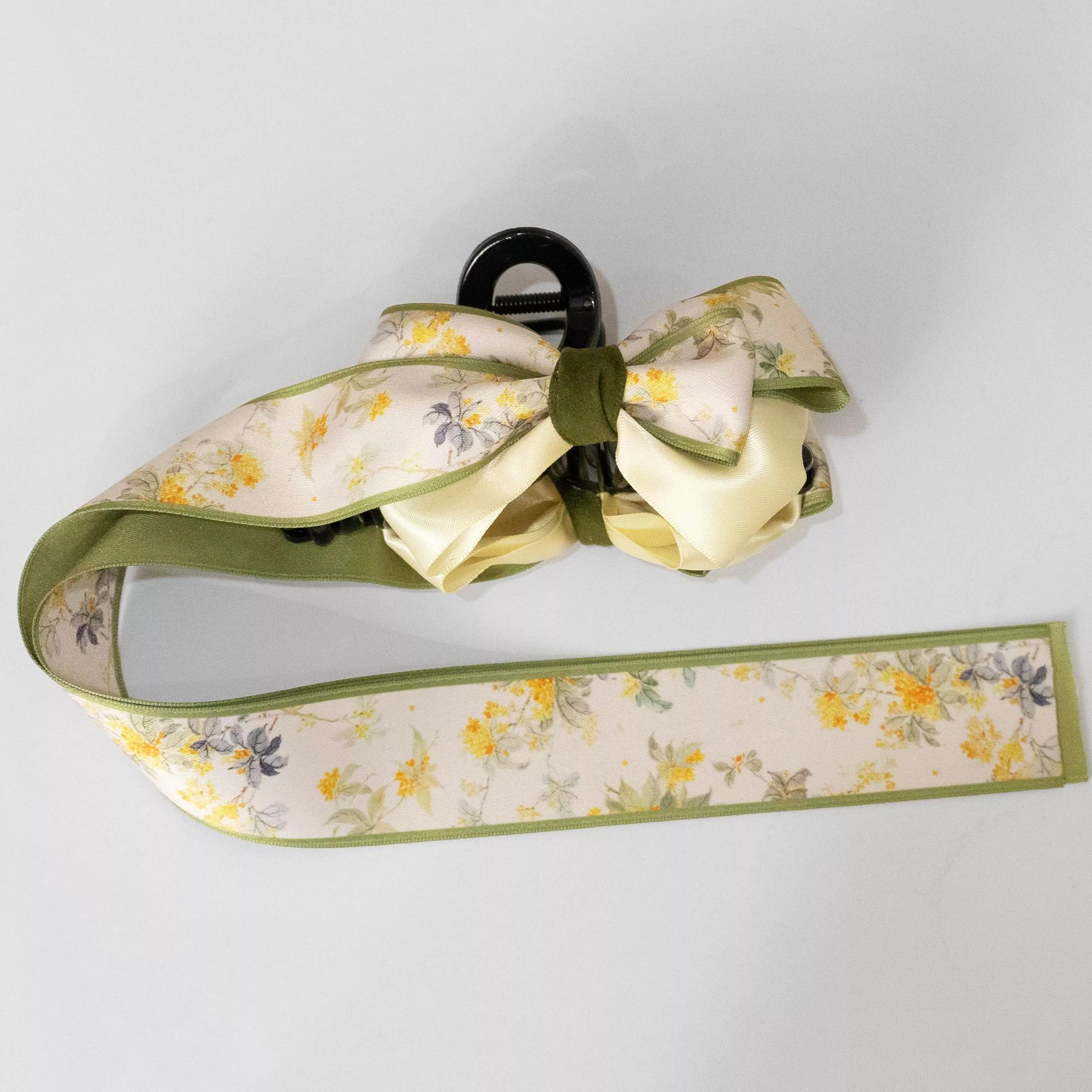 野花午後 ｜茉紡 手作 飄帶鯊魚夾