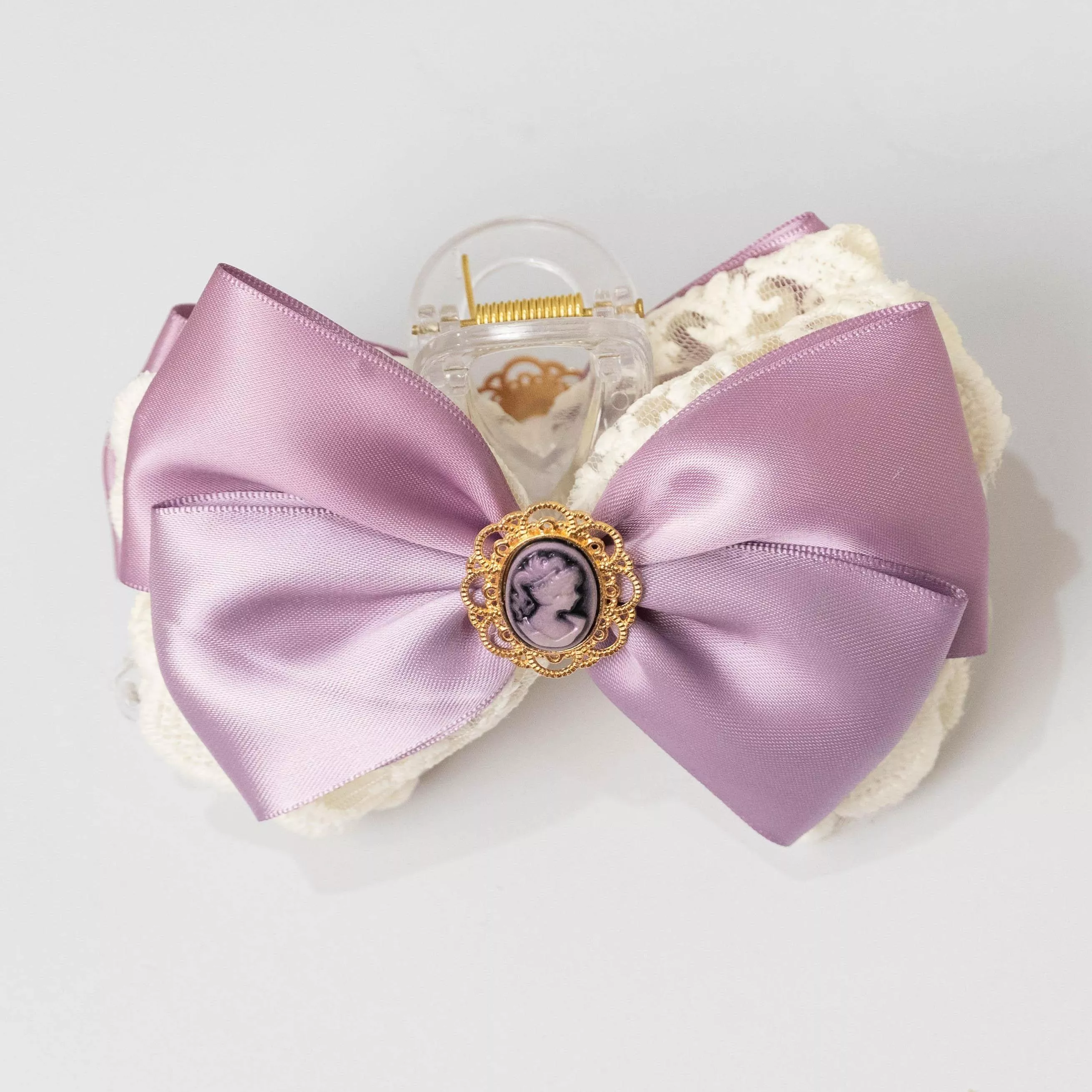 柔影肖像（薰紫） ｜茉紡 手作鯊魚夾