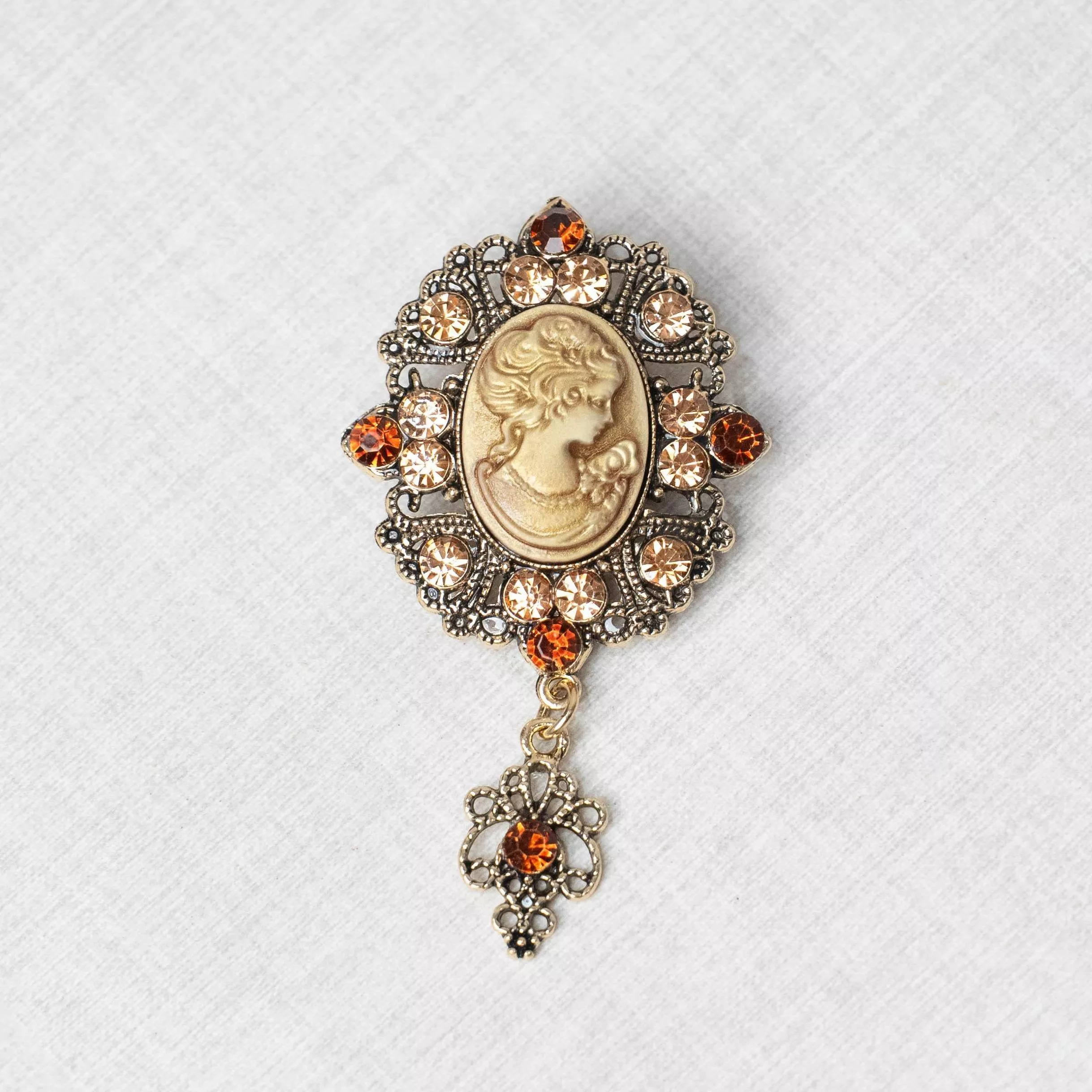 暮影肖像 胸針(夕陽)｜茉紡選品