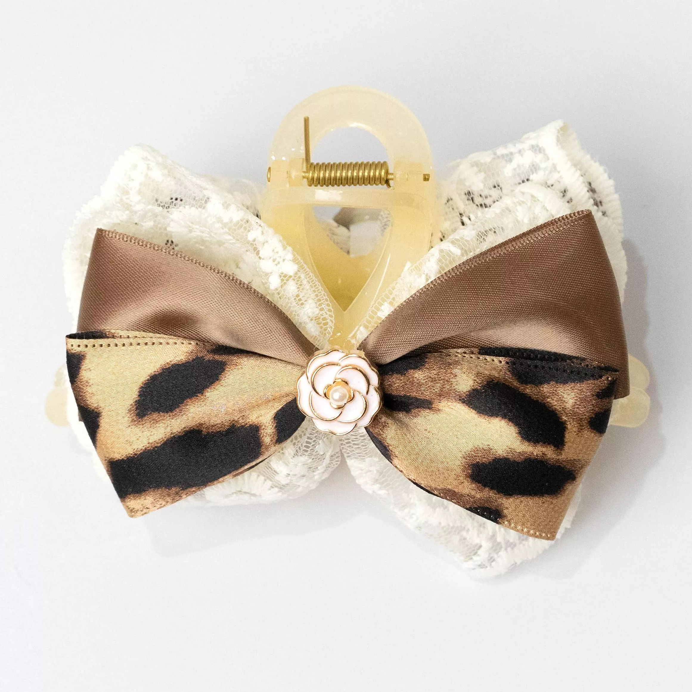 野序流光（棕） ｜茉紡 手作鯊魚夾