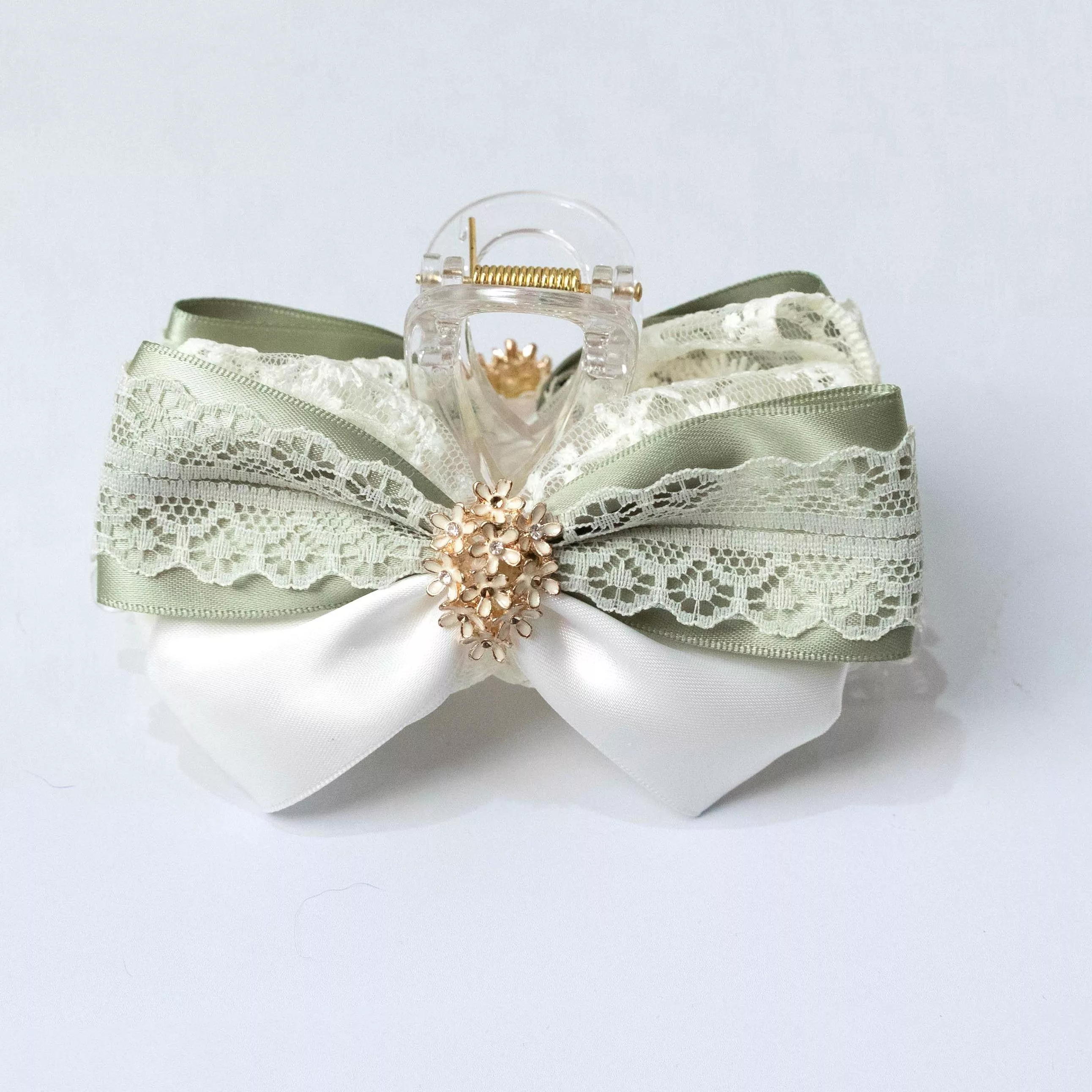 綠境柔光 ｜茉紡 手作鯊魚夾