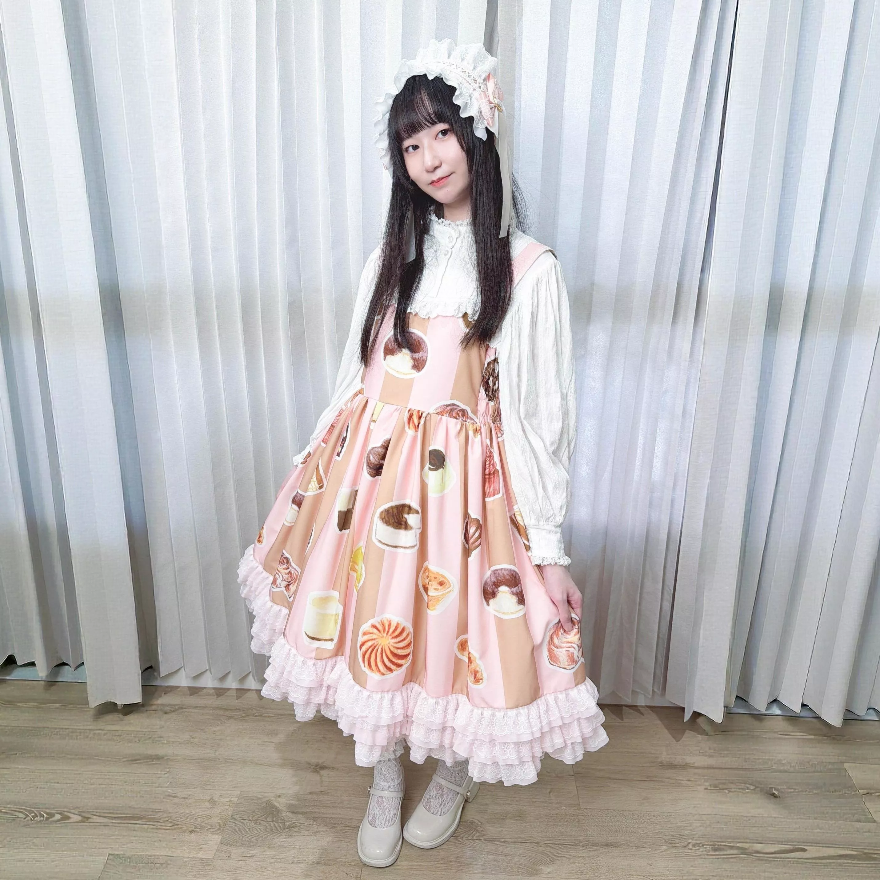 日常序列（粉）｜茉紡原創印花 Lolita JSK
