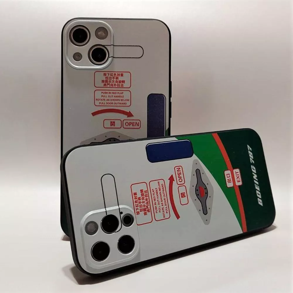 iPhone【簡約黑軟殼】787 完美比例、航空迷必收藏手機殼