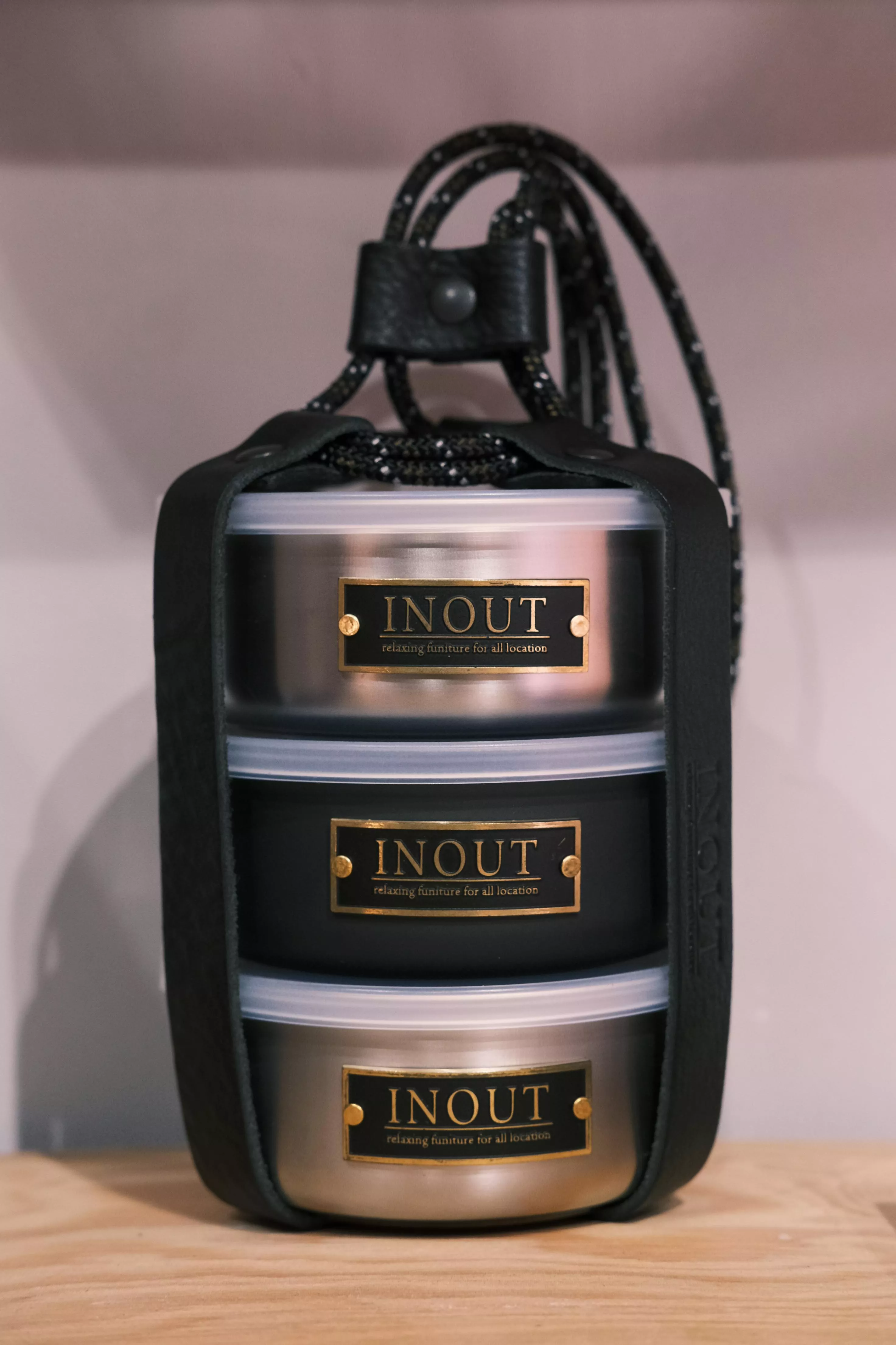 INOUT 調味罐收納皮革袋