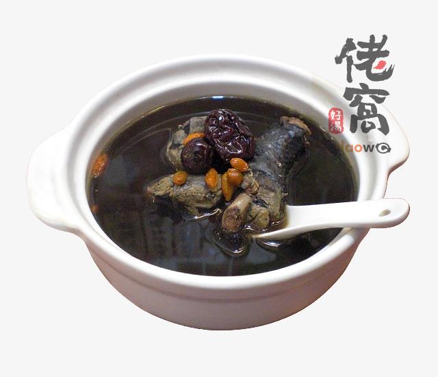 仙草烏骨雞湯