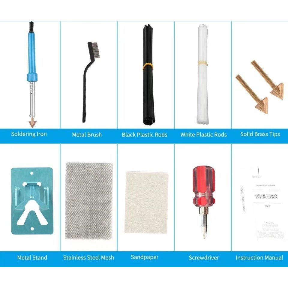 《台灣現貨 塑膠抹平修復工具》汽車保險桿修復工具 塑膠修復工具 塑膠抹平工具 塑膠件開裂修補工具【VR044150】