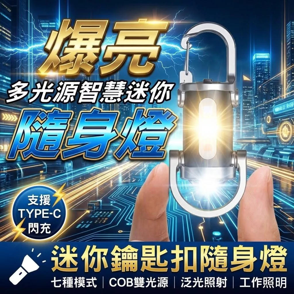 鑰匙扣工作燈【VR040228】