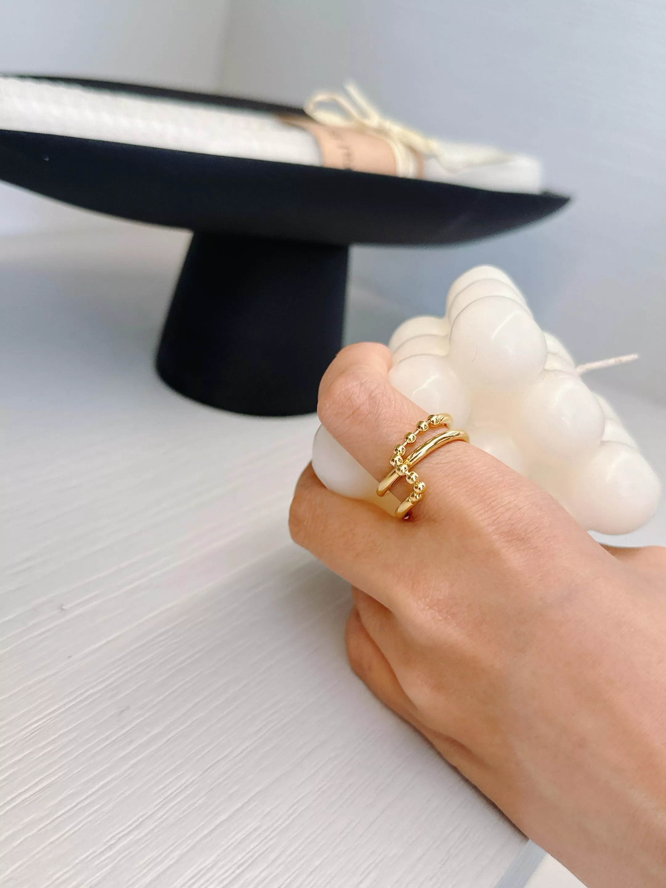 靈動戒指 純銀寬版戒指