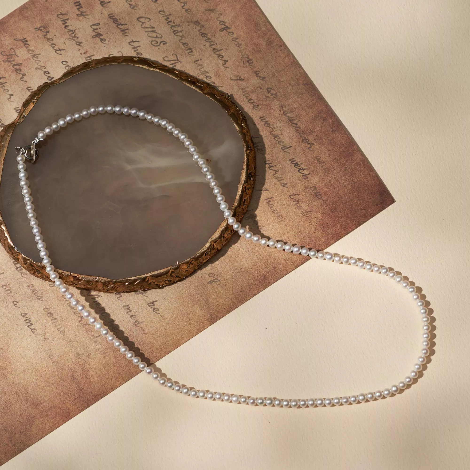 淡水Akoya 2mm珍珠項鍊