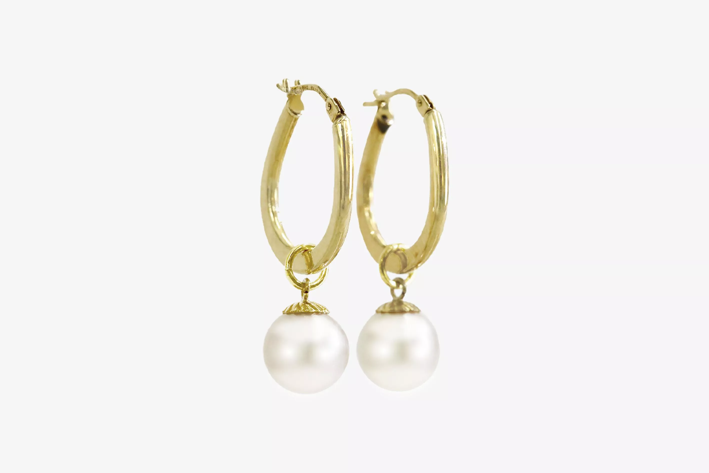 星軌--U型耳扣搭配Akoya 海水珍珠