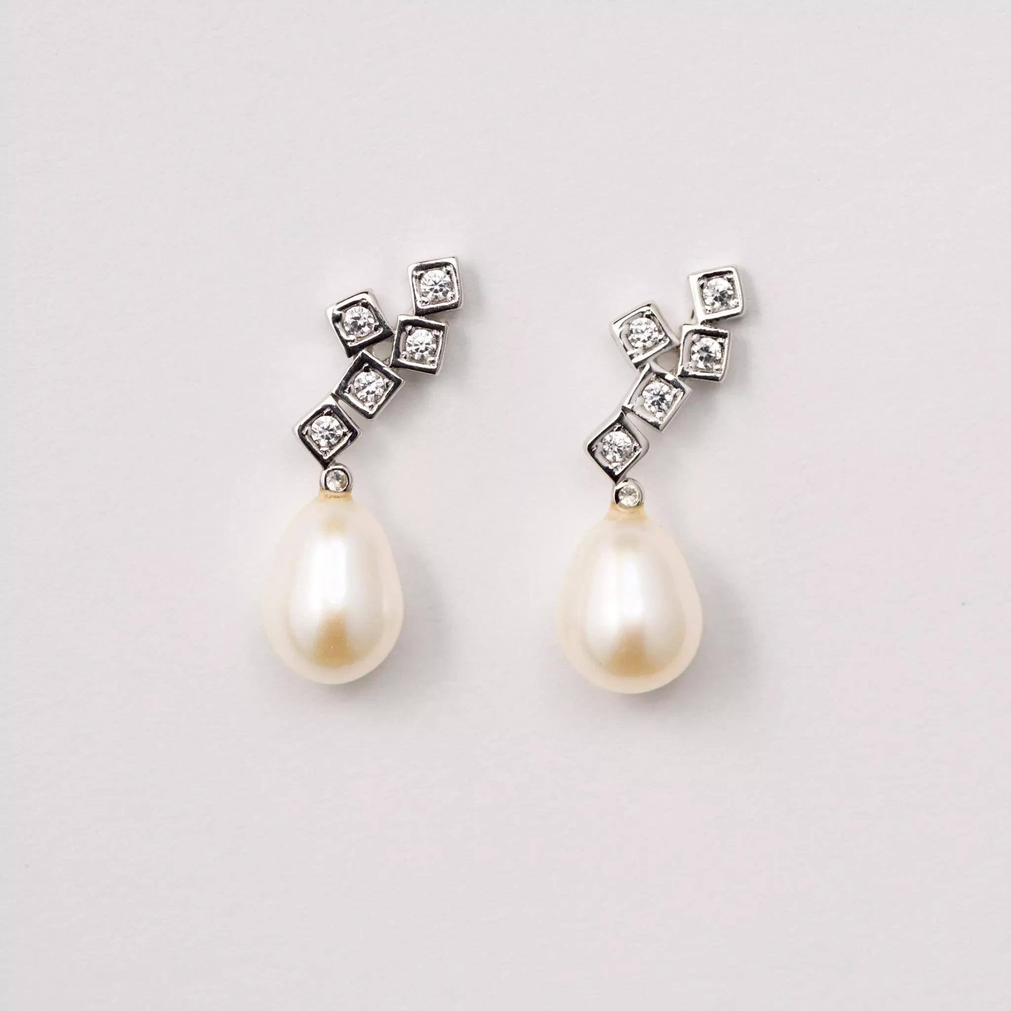 北極星語 天然淡水珍珠耳環