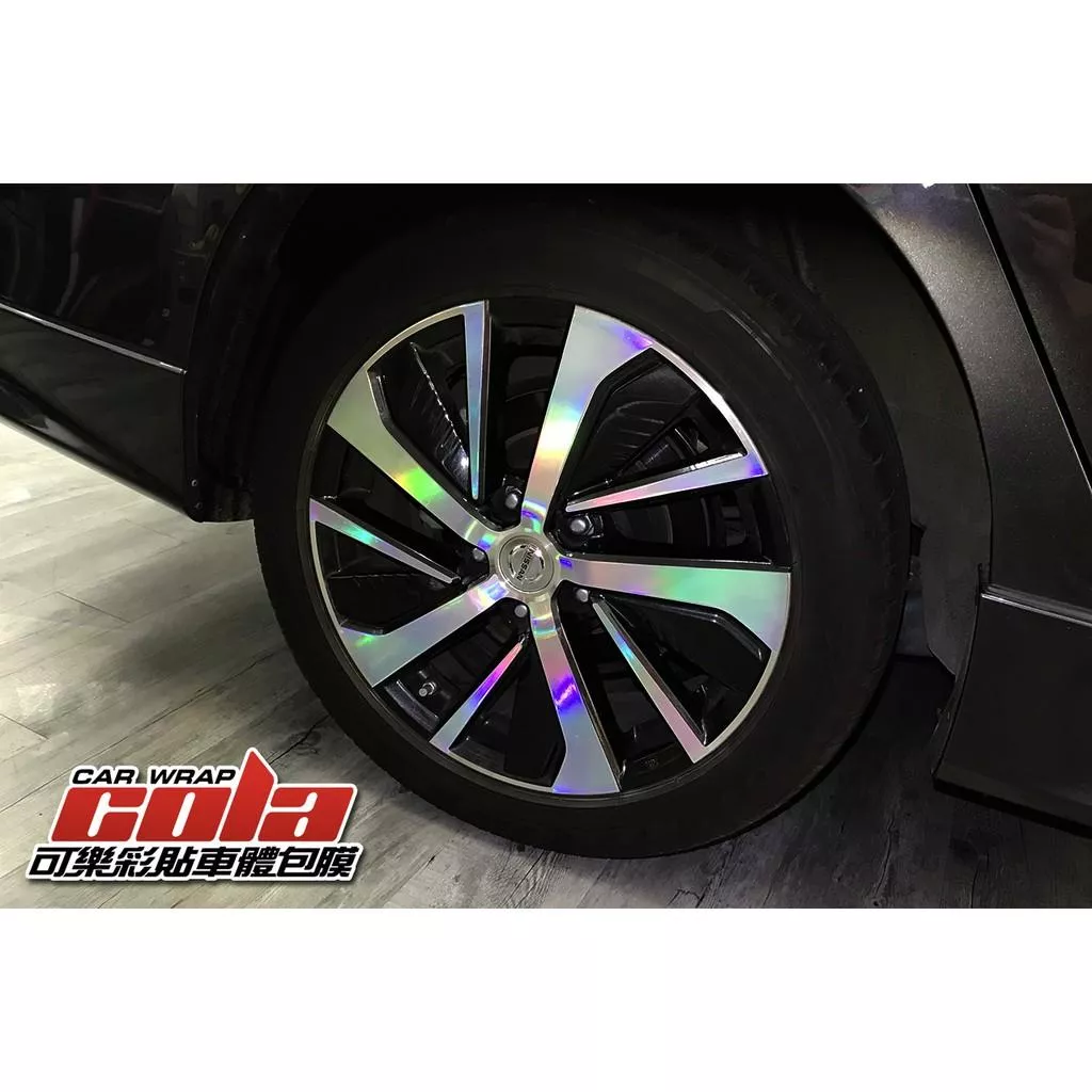 【可樂彩貼】NISSAN  SENTRA / Aero / 雷射輪框貼