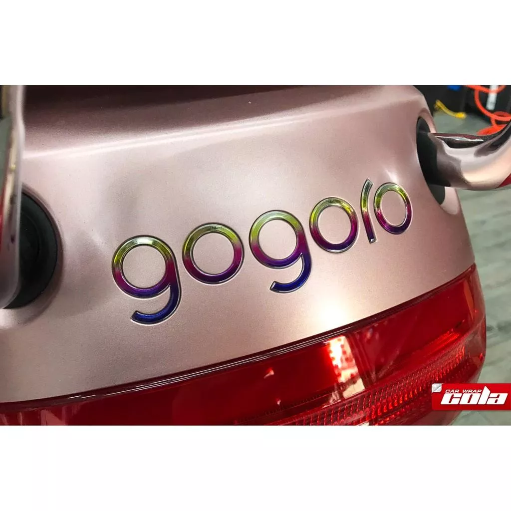【可樂彩貼】GOGORO2 / Delight / 後LOGO 彩鈦 (半透明)