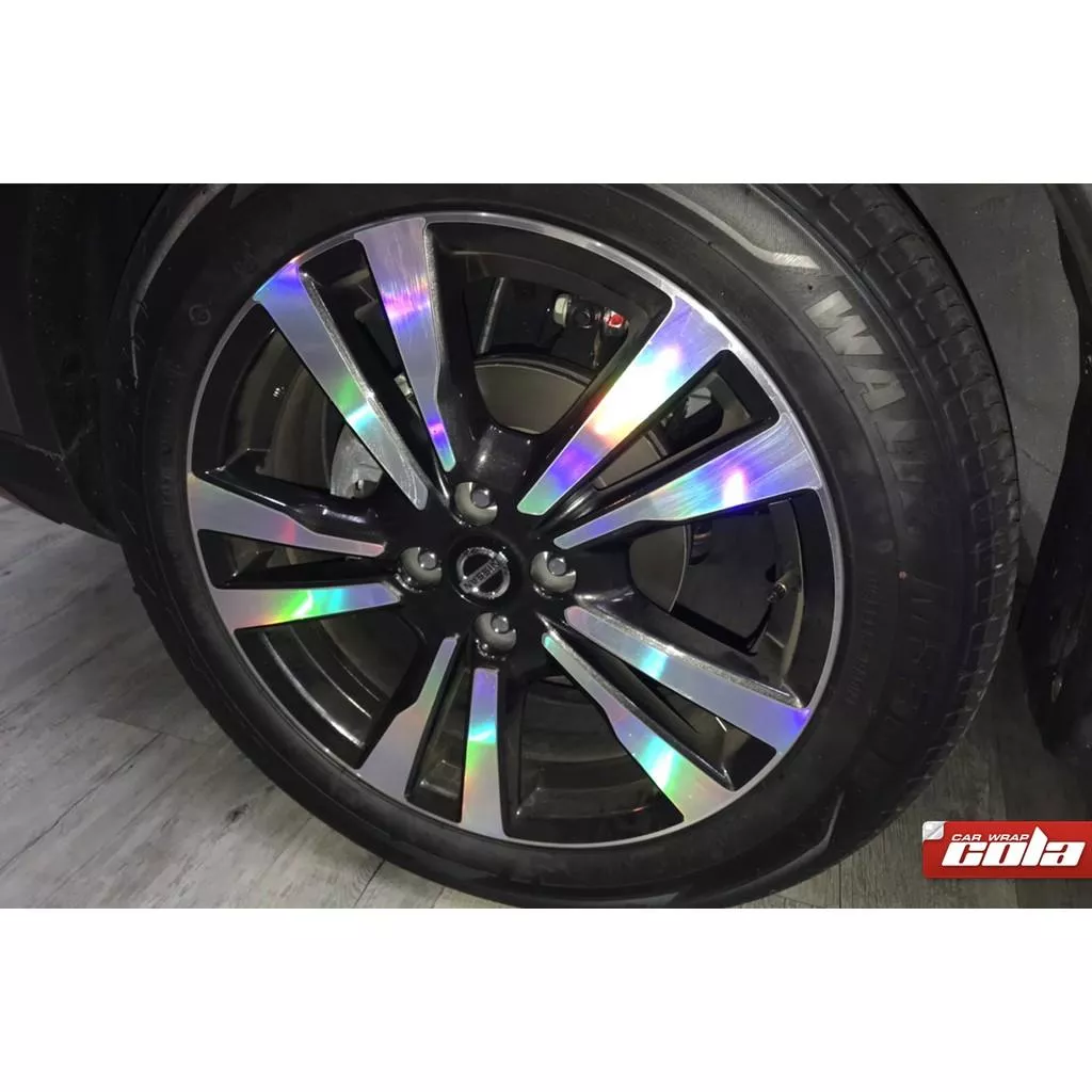 【可樂彩貼】NISSAN / KICKS / 原廠鋁圈 / 雷射貼 / 碳纖維 (一車份)