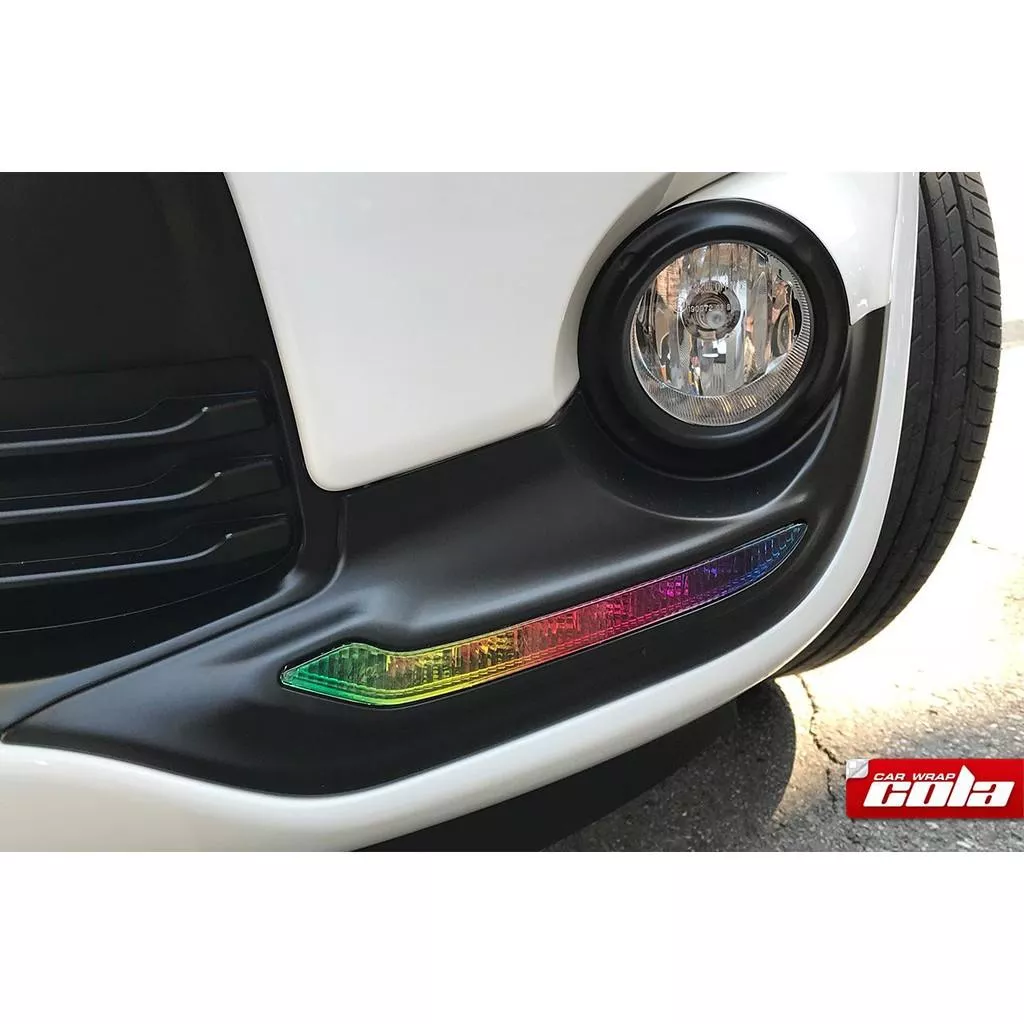 【可樂彩貼】Toyota  SIENTA / 日行燈改色 / 幻彩燈膜 (一組兩張)