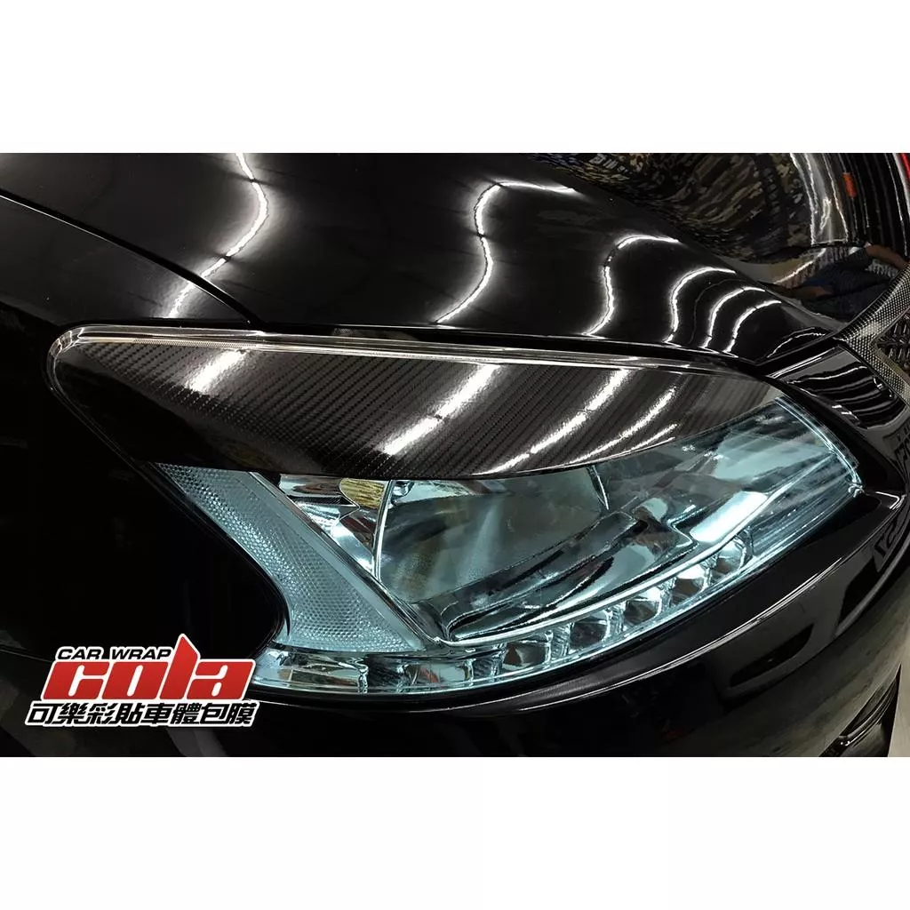 【可樂彩貼】SuperSentra 專用燈眉版型 / 客製版型貼 (一組)