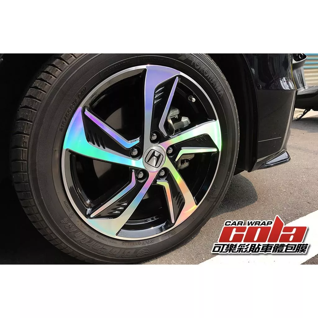 【可樂彩貼】本田 HONDA Odyssey 奧德賽/雷射輪框貼