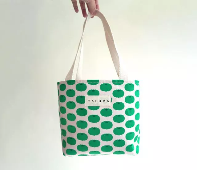 車輪茄印花｜帆布手提肩背托特包（2色）