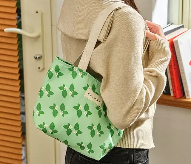 龍葵印花｜帆布手提肩背托特包（2色）