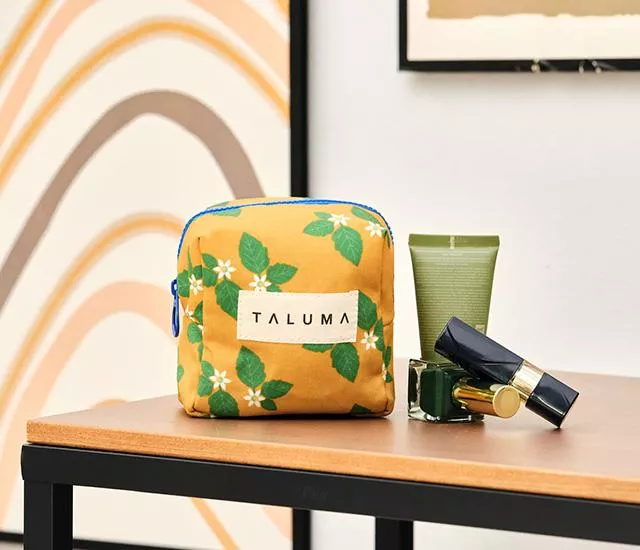 龍葵印花｜帆布方形零錢包（2色）