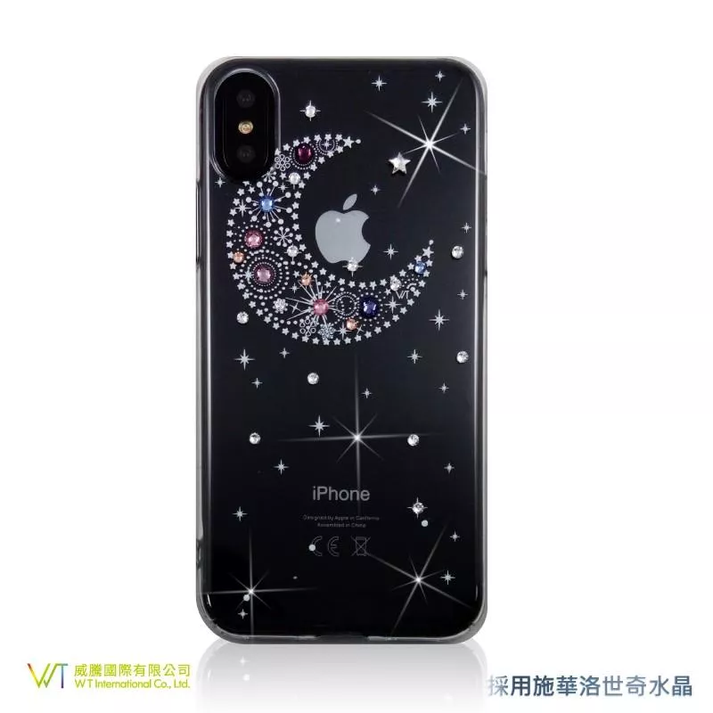 iPhone X / XS (5.8吋) 『 星月 』施華洛世奇 Swarovski 彩鑽保護殼