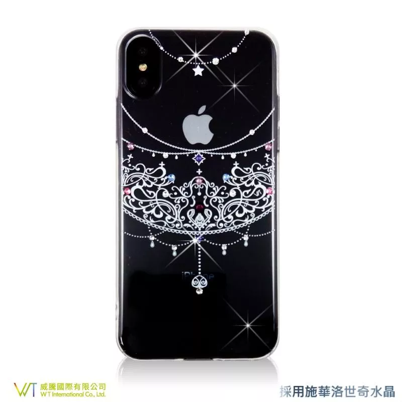 iPhone X / XS (5.8吋) 『 永恆之鍊 』施華洛世奇 Swarovski 彩鑽保護殼