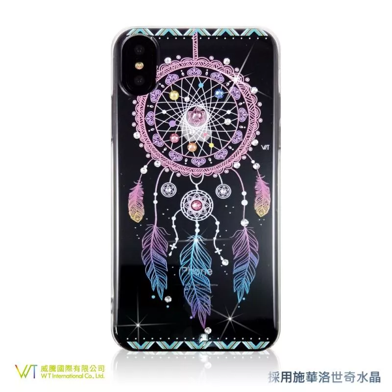 iPhone X / XS (5.8吋) _『捕夢網』施華洛世奇 Swarovski 彩鑽保護殼