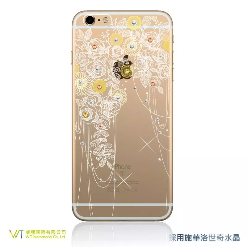 Apple iPhone6 Plus / 6s Plus(5.5) 【 璀璨玫瑰 】施華洛世奇水晶 奢華 彩鑽保護殼