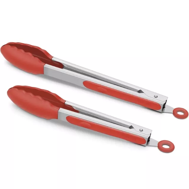 不鏽鋼矽膠鉗防滑廚房鉗